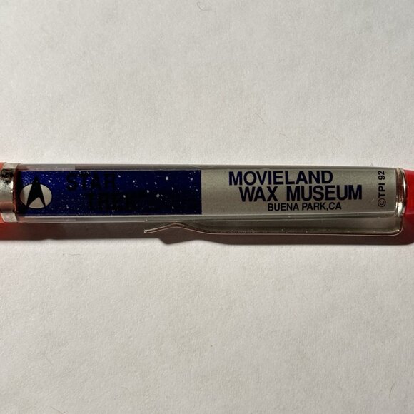 Star Trek Floaty Pen Movieland Wax Museum California Starship Enterprise Space - Picture 2 of 10